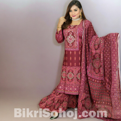Exclusive Ready Ghararah 3 Pieces ( Offer price)